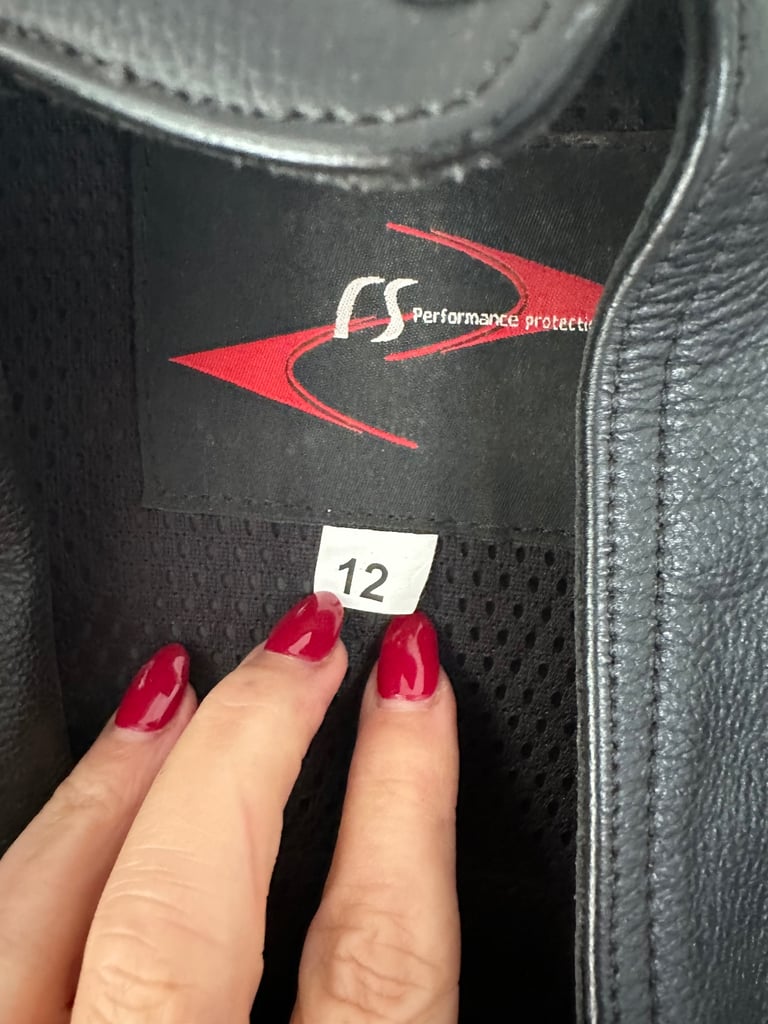 RS leather biker jacket