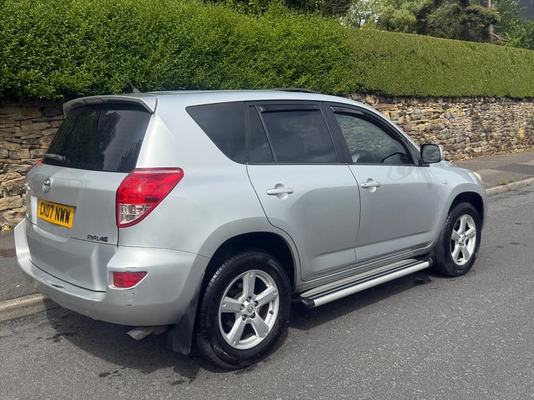 2007 TOYOTA RAV-4 2.0 XTR VVT-I PETROL MANUAL 5 DOORS SILVER