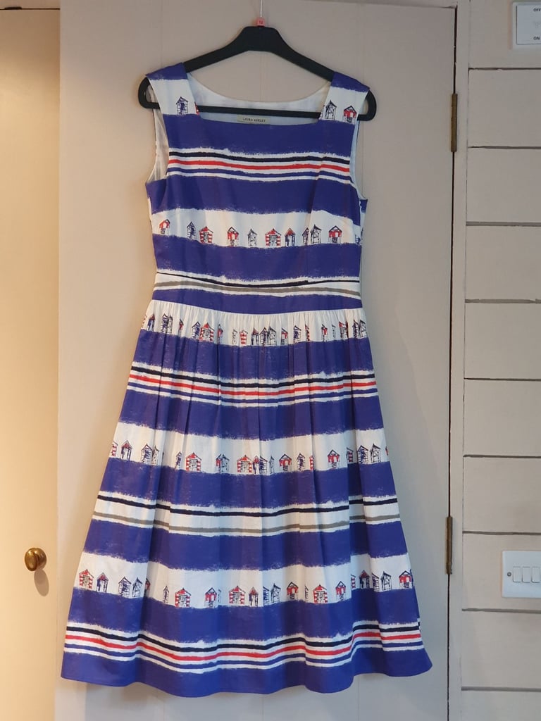 Vintage Beach Hut Dress Laura Ashley