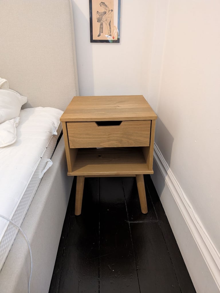 image for Wooden bedside table (Single or Pair)