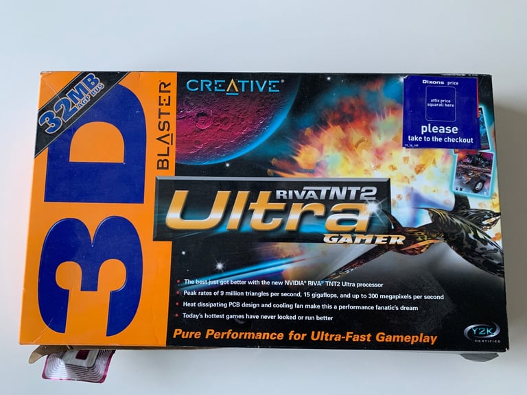CREATIVE 3D BLASTER 32MB GRAPHICS PROCESSING UNIT BOXED