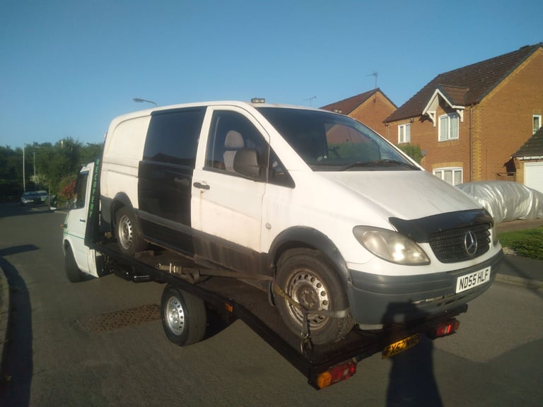 Mercedes Vito cdi 2006 white breaking for parts 