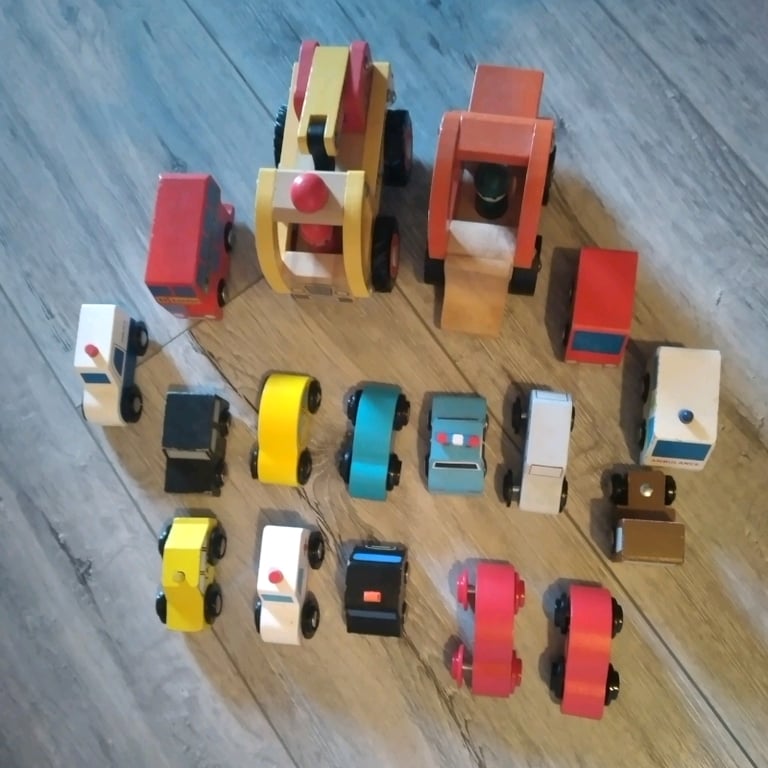 ELC and Little Town Wooden Toy Cars