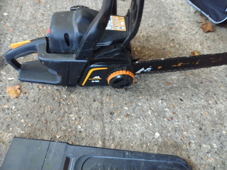 image for Petrol chainsaw with safety brake and chain guard good condition good working order 