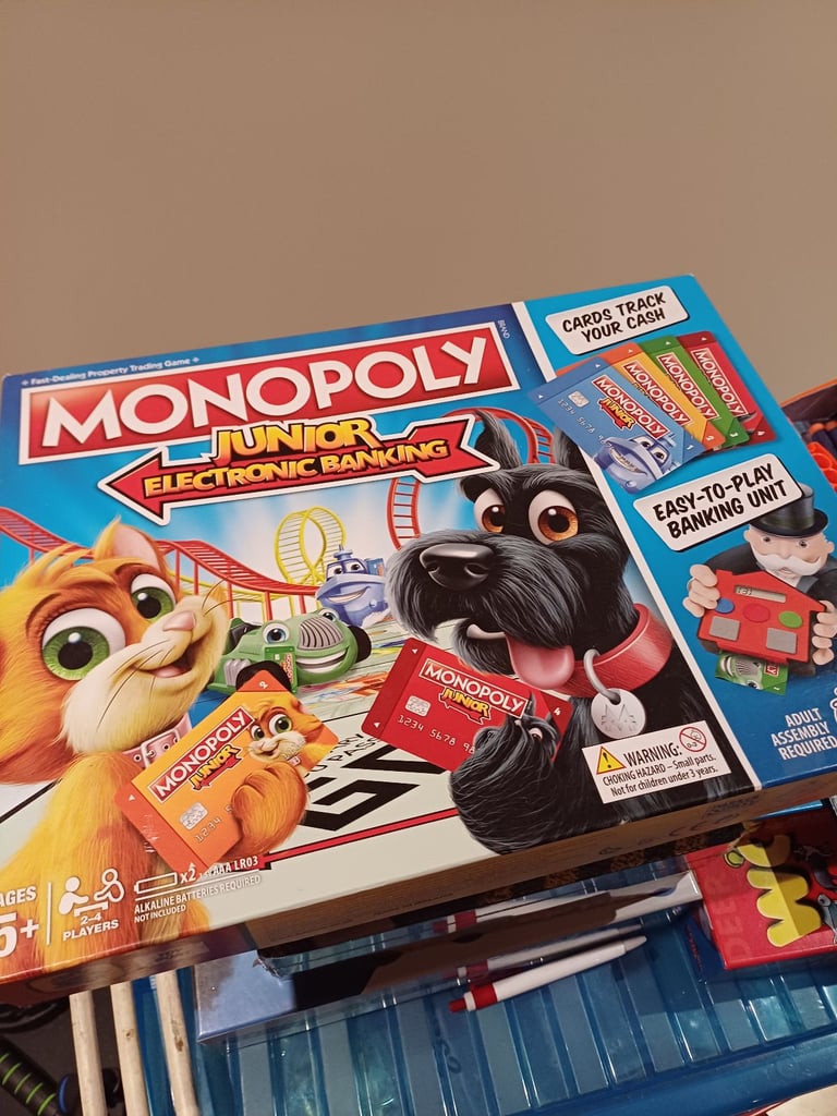 Monopoly Junior Electronic Banking Board Game 