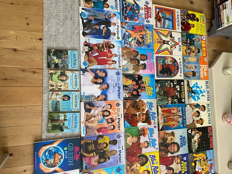 Complete set of 40 Blue Peter Annuals