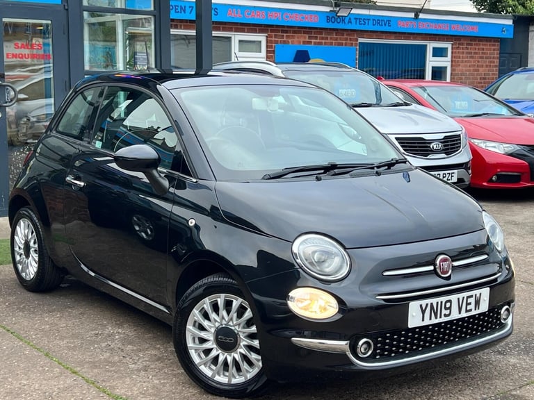 2019 Fiat 500 1.2 Lounge Hatchback 3dr Petrol Manual Euro 6 (s/s) (69 bhp) HATCHBACK Petrol Manual