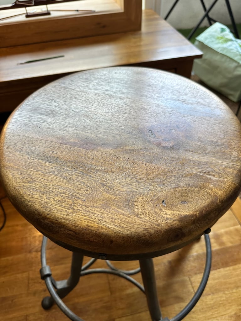 image for Industrial style adjustable stool