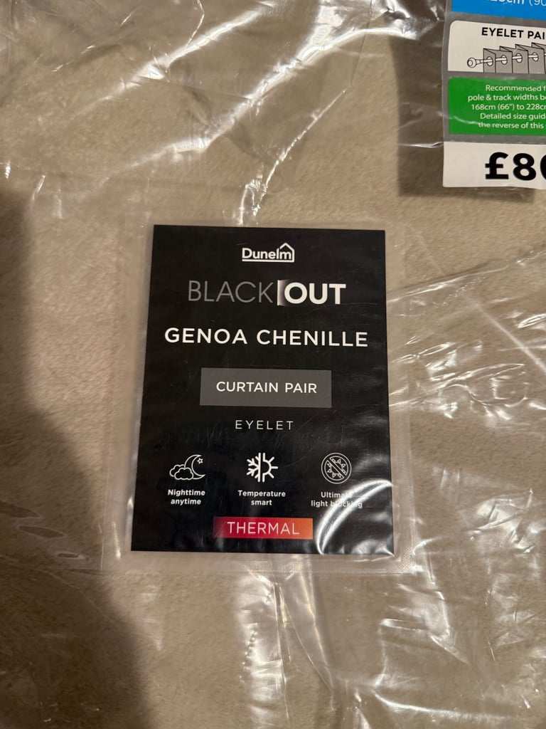 Genoa Chenille Blackout Curtains 