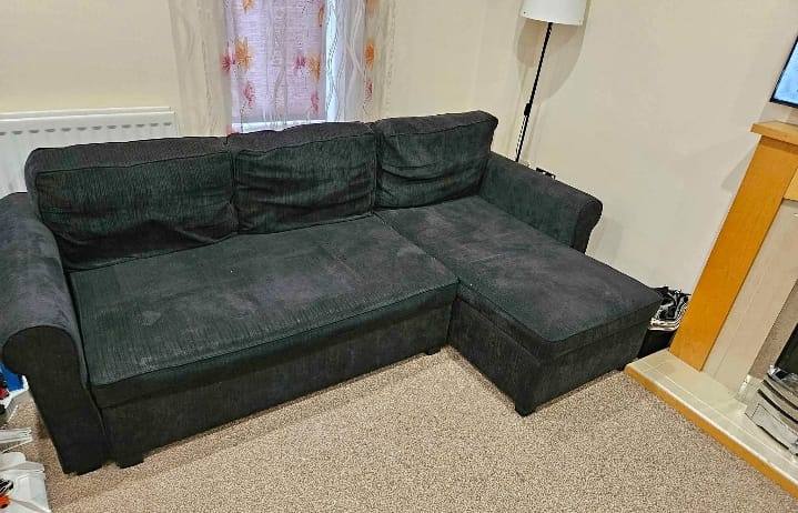Ottomon corner sofa bed for £145