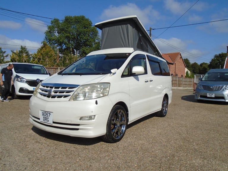 2007 TOYOTA ALPHARD CAMPER VAN,MOTORHOME~~OFF GRID SOLAR~~FRIDGE/FREEZER~ULEZ 