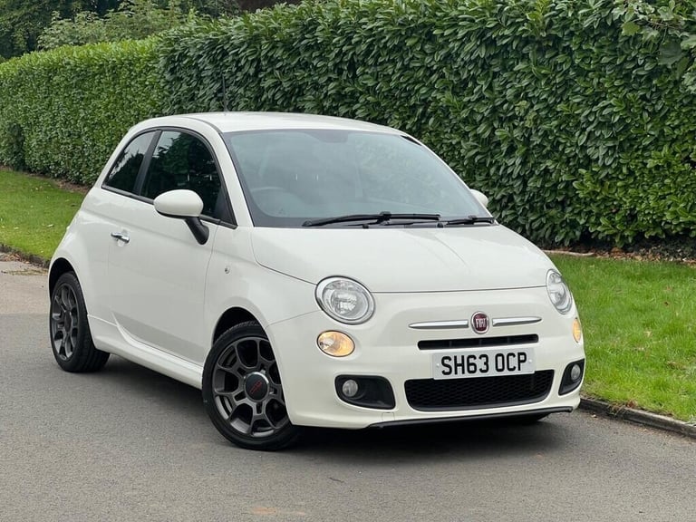 FIAT 500 1.2 S 3 2013 SPORT MODEL PETROL ULEZ 16" ALLOYS LEATHER SPORTS TRIM 