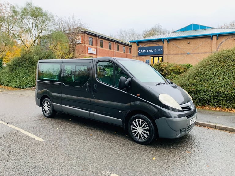 image for 2008 2.0 Vauxhall Vivaro LWB MINIBUS COMBI VAN 152K miles MOT till 12/2023 like Trafic Primastar