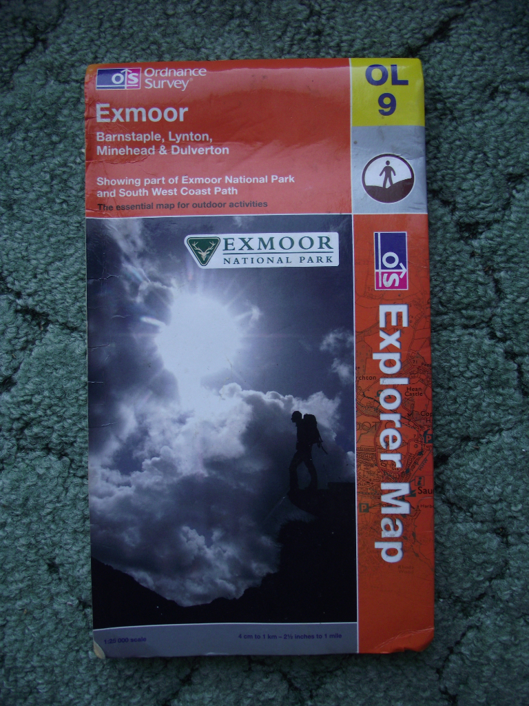 OS Explorer Map Exmoor