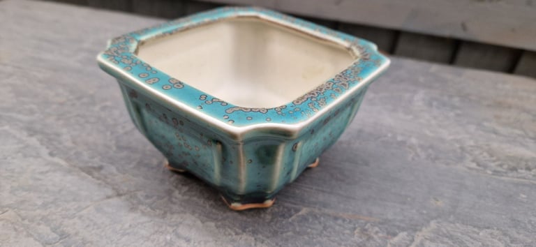 Glazed Ceramic Bonsai Pot