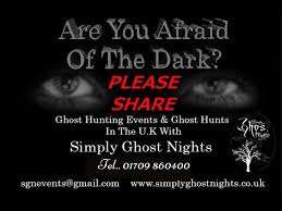 👻Simply Ghost Nights Ghost Hunting Events 2025👻