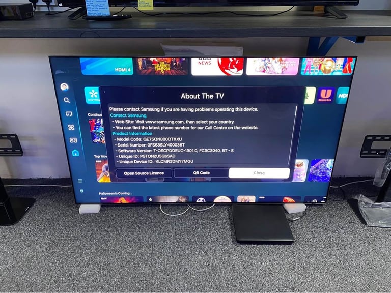 Samsung QE75QN800D (2024) Neo QLED Mini LED HDR 8K Ultra HD Smart AI TV