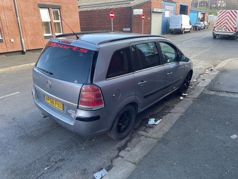 VAUXHALL ZAFIRA B 1.8 PETROL MANUAL BRACKING FOR PARTS ONLY