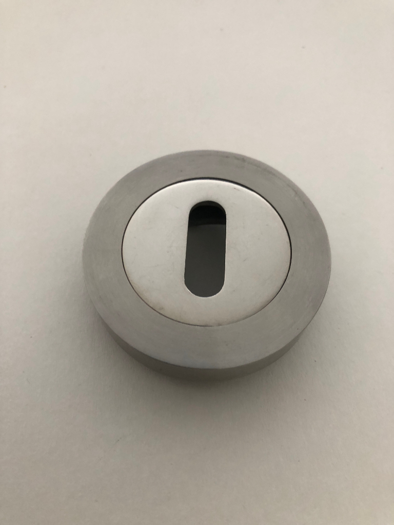 Door bolts, hinges, escutcheon