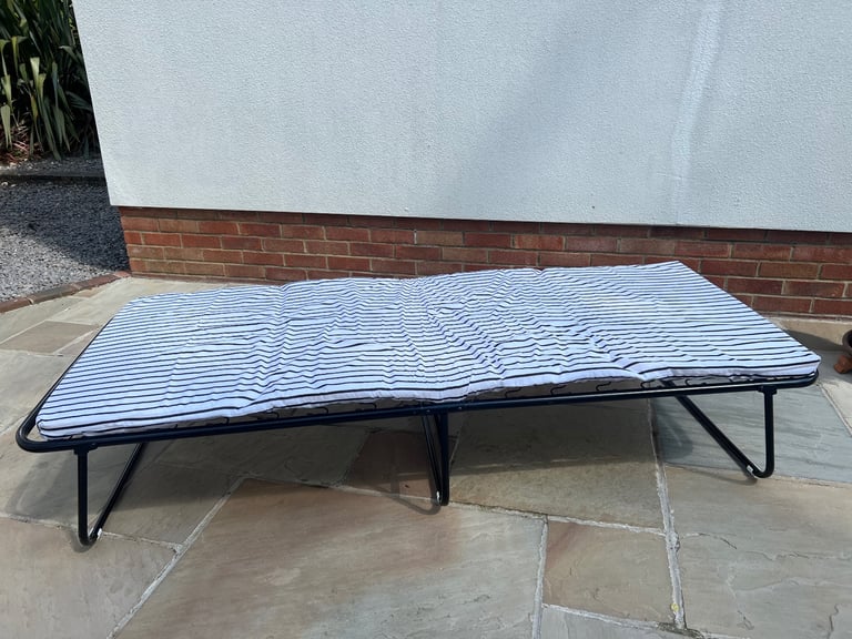 Compact Folding Bed with Mattress - Single