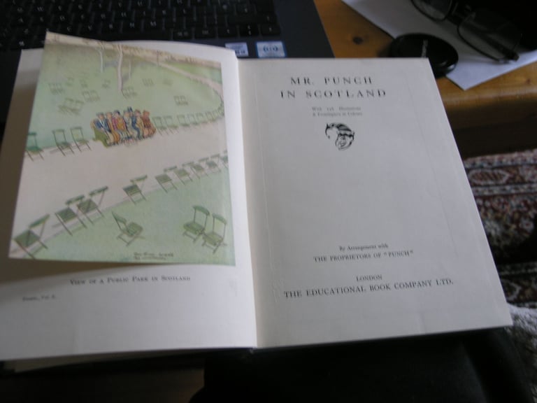 Vintage Book. Mr Punch In Scotland With 256 Illustrations Only £3 Weymouth