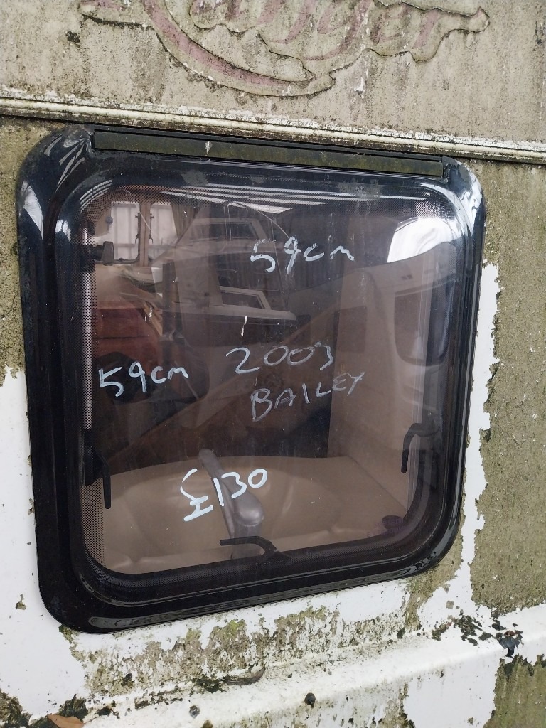 2003 bailey caravan rear window 