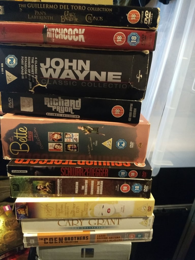 Hollywood icons DVD boxsets (Marilyn, John wayne etc)