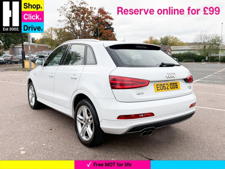 2012 Audi Q3 2.0 TFSI S line SUV 5dr Petrol Manual quattro Euro 5 (s/s) (170 ps) ESTATE Petrol Ma...