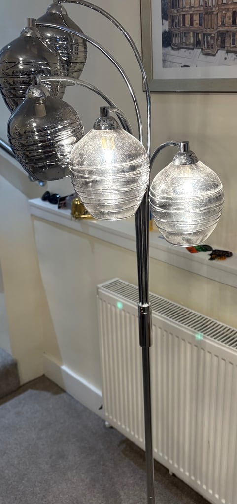 Next grey drizzle floor lamp 5 shades