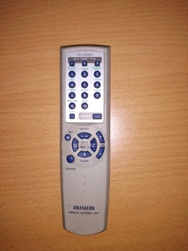 Boxed Aiwa midi hi fi system. No speakers