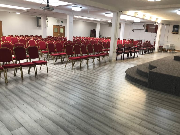 HALL IN D1/F1 SPACE IN EAST HAM - OFFICES AND SIDE ROOMS - FROM £2000 PCM - RELIGION, EDUCATION