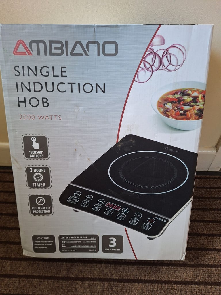 Single Induction Hob, Portable, Worktop. Brand New in Box 