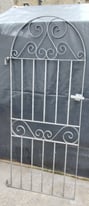 Metal galvanised gate 72inch height 32inch wide.