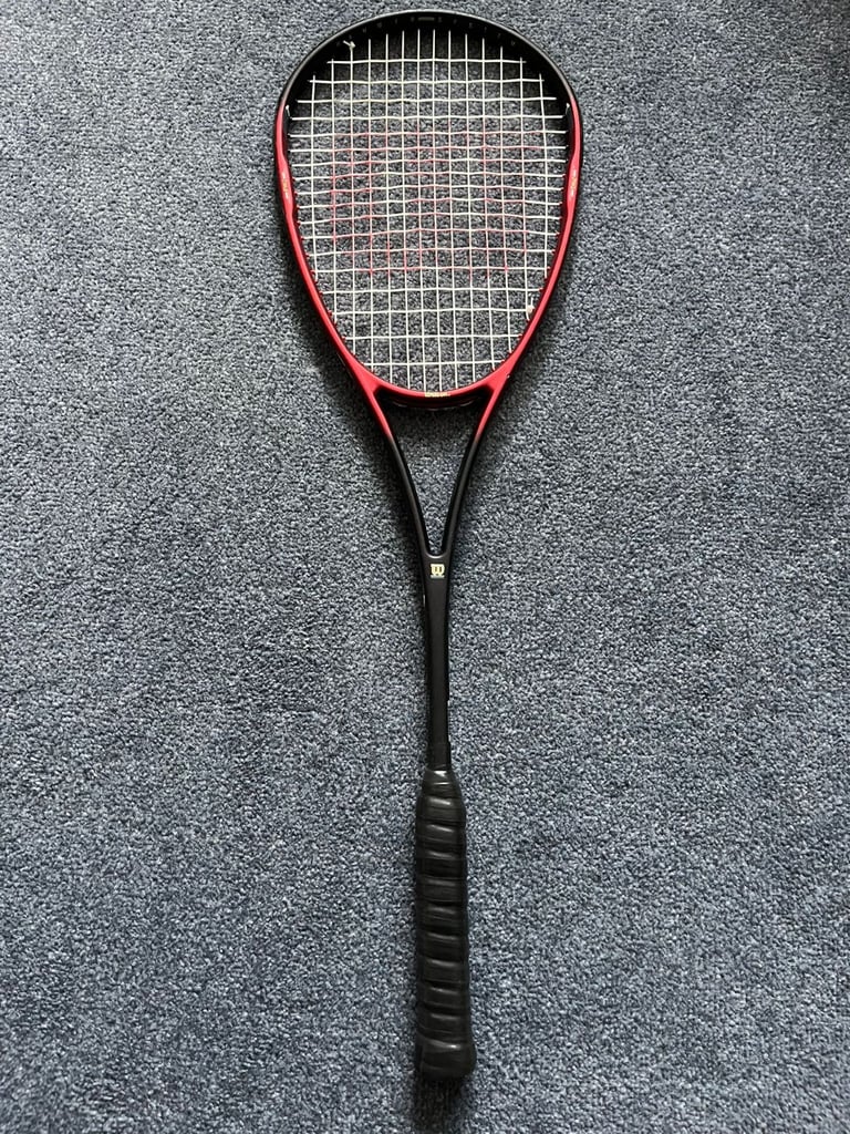 Wilson Pro Staff Hammer System Squash Racket 160g + Cover