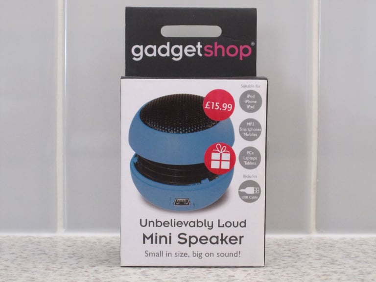 image for Gadget Shop Wired Mini Speaker