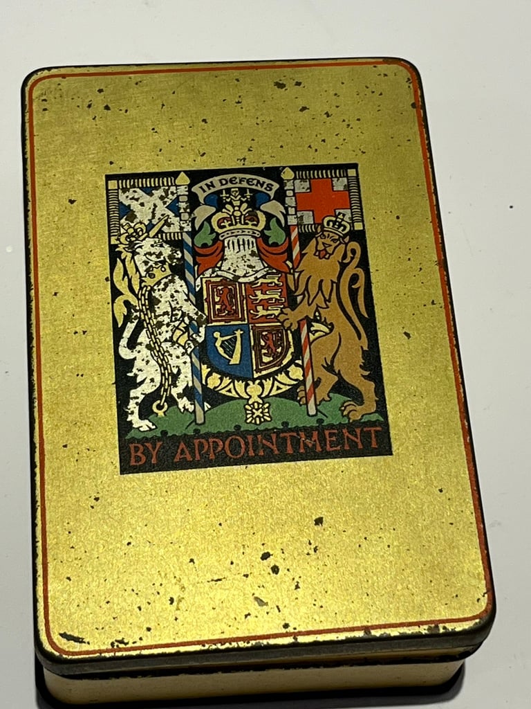 image for Old Vintage Original Crawford's By Appointment sample tin 