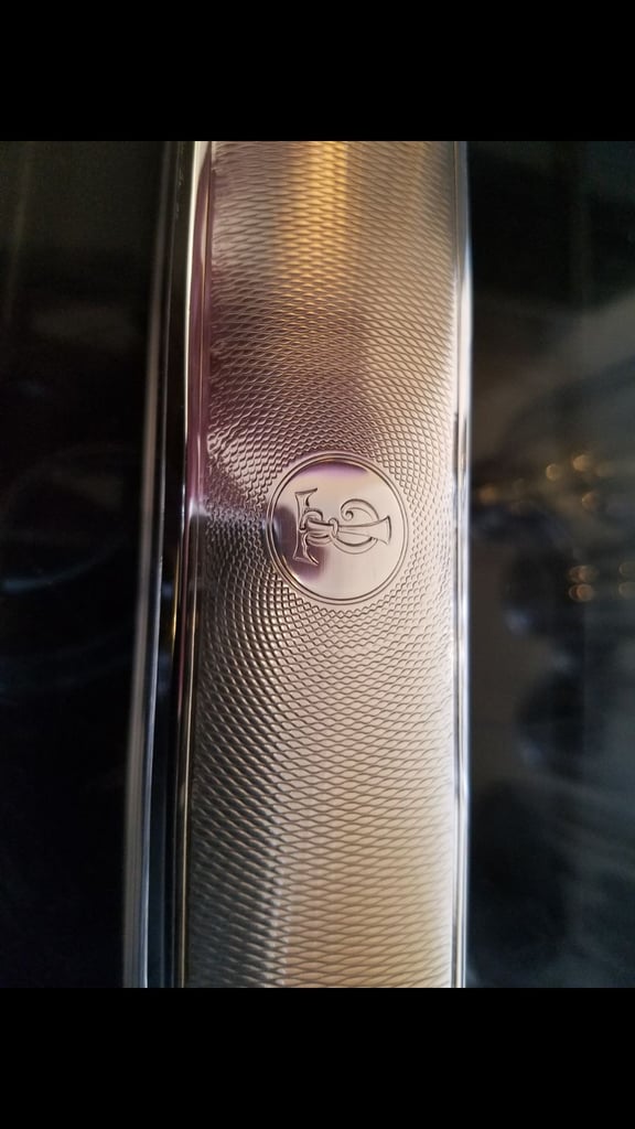 Antique Vanity Jars With Sterling Silver Lids.