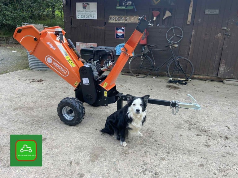 Summerdale Ninja VULTURE 15HP 120mm Petrol Wood Chipper 420cc TOWABLE SEE VIDEO