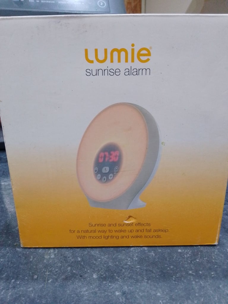 Lumie sunrise alarm new boxed