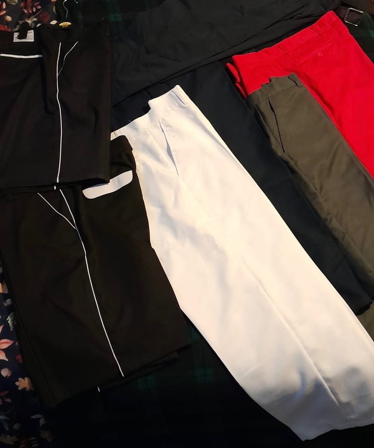 Golf Clothes Bundle - Mens Trousers Shorts Size 38-40