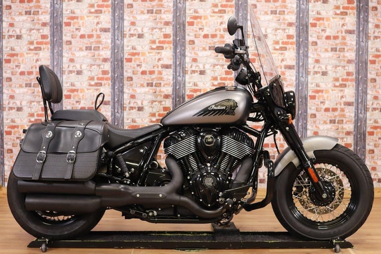 image for 2023 INDIAN CHIEF BOBBER DARK HORSE - ONLY 1,888 MILES! GREAT EXTRAS. STUNNING!