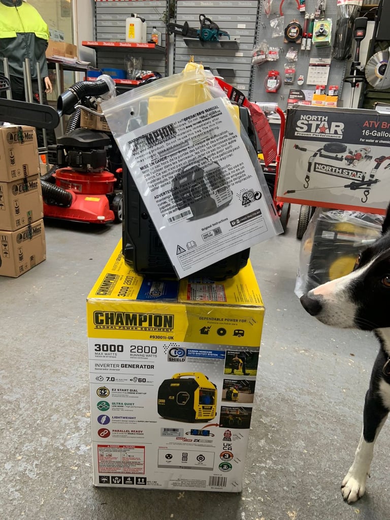 Champion 3000 Watt Inverter Generator - The Atom Fusion, Drumaness, Ballynahinch