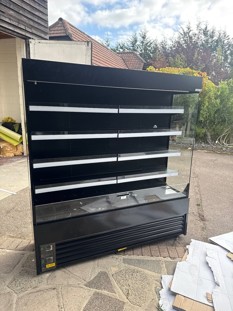 Display Fridge open front like new cafe supermarket takeaway 