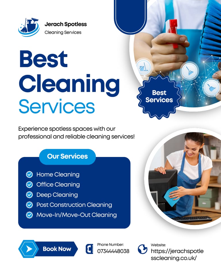 Reliable Local Cleaning Team — Fully Insured & DBS-Checked