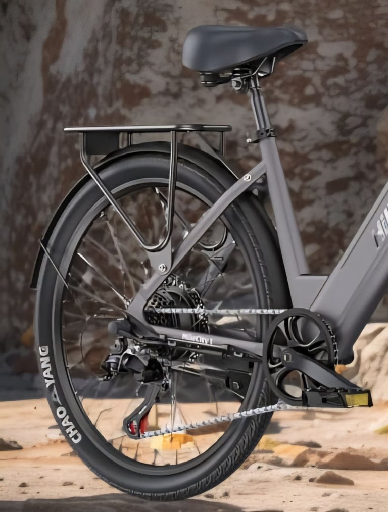 HillMiles 26" Electric Bike 7 Speed 36V 13Ah City E-Bike 80-100km Long Range UK