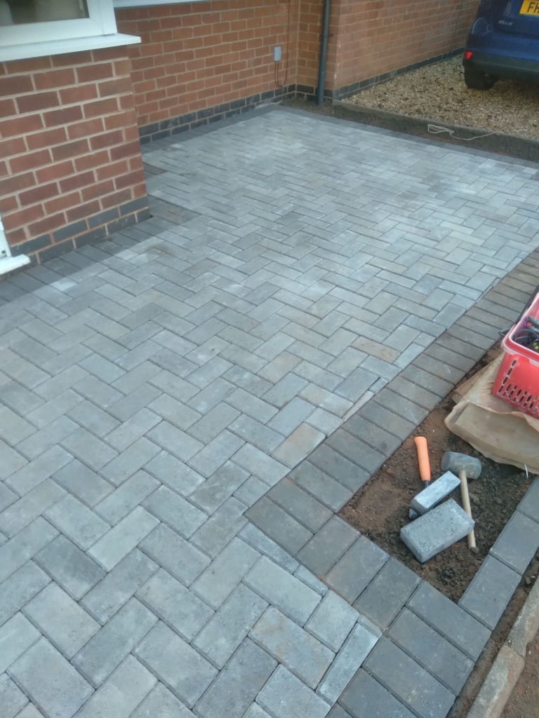 image for Driveways ,brick work, block paving, dry walls, painting and decorating, fence etc.