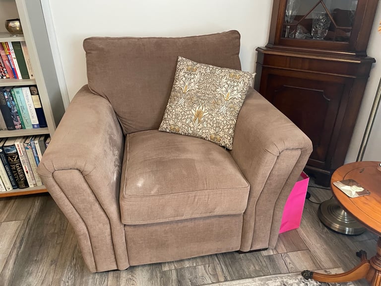 Leather Sofa and 2 Chairs