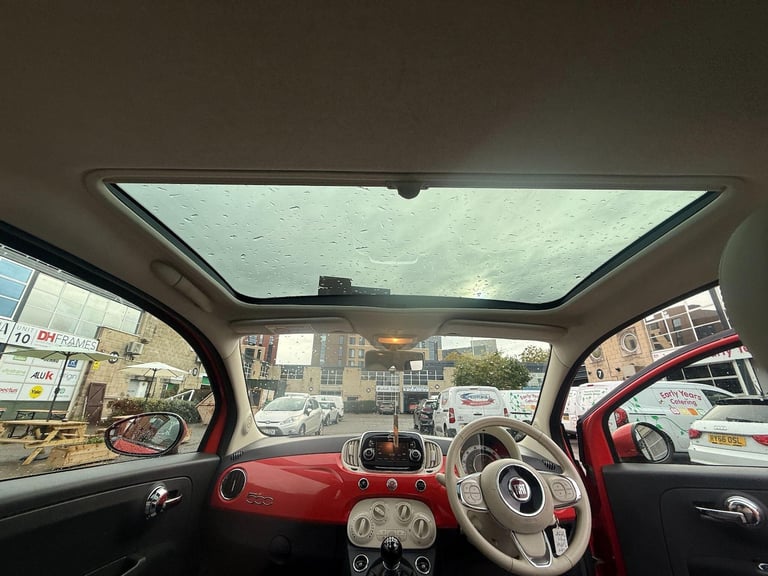 2016 Fiat 500 1.2 Lounge Euro 6 (s/s) 3dr HATCHBACK Petrol Manual