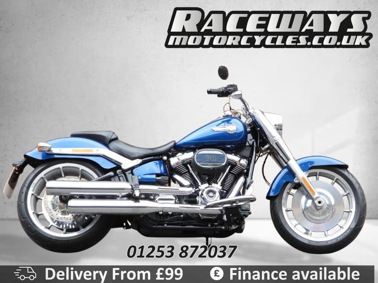 image for HARLEY-DAVIDSON FAT BOY 114 1868cc 2022 22reg Blue only 7,127 Miles 