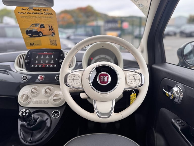2019 Fiat 500 1.2 Lounge 3dr HATCHBACK Petrol Manual